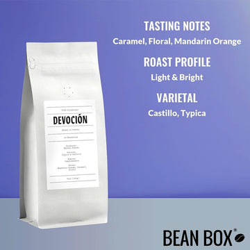 La Mandarina - Women In Cofffee - Roasted By Devocion - Whole Bean Coffee - 12 Ounce Bag