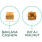 Al Bohsali 1870 - Premium Mediterranean Baklava Assorted Mix (43 Count)
