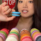 Macarons - Blueberry French Macarons 12 Pack, Gourmet Cookie Gift Box, Macaroon