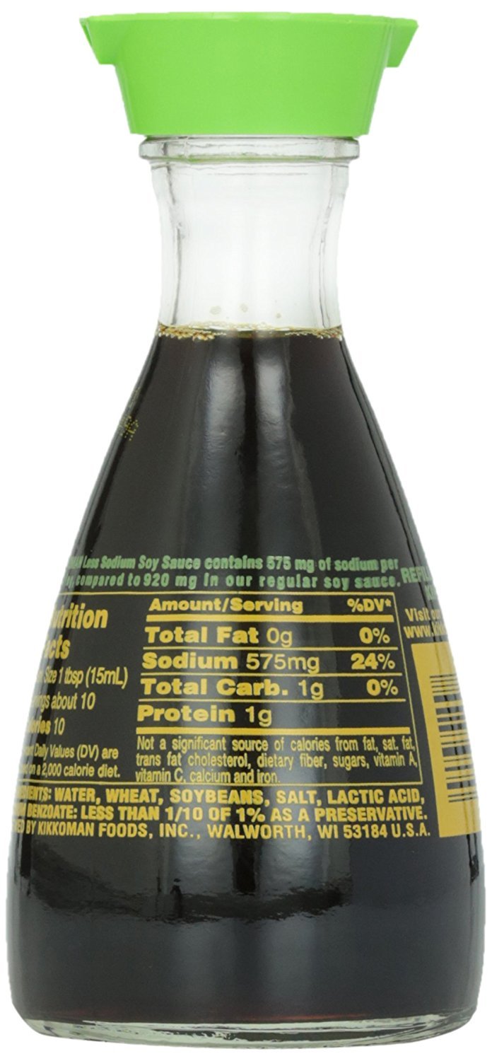 Kikkoman Lite Soy Sauce, Cruet, 5 oz