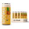 NOOMA Organic Sport Energy Drink, 120mg Caffeine, No Added Sugar, 15 Calories, Pack of 12 (12oz), Pineapple Mango Flavor