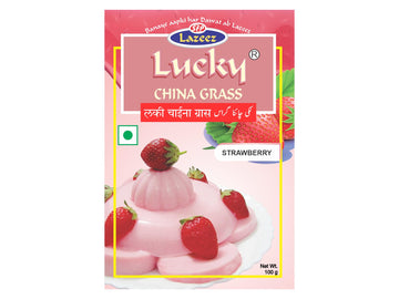 Lucky China Grass (Raspberry Flavor 100 Gm)[Pack Of 5]