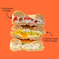 Dinas Confectionery ROYO Bagels - Everything Flavor, Low Carb, Keto-Friendly, High Fiber, Vegan, 6 Pack, Kosher Certified