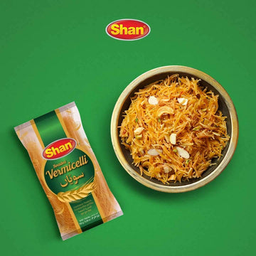 Shan - Roasted Vermicelli, 5.29 oz (150g), Traditional Taste, Easy to Cook, Vegetarian (Pack of 6)