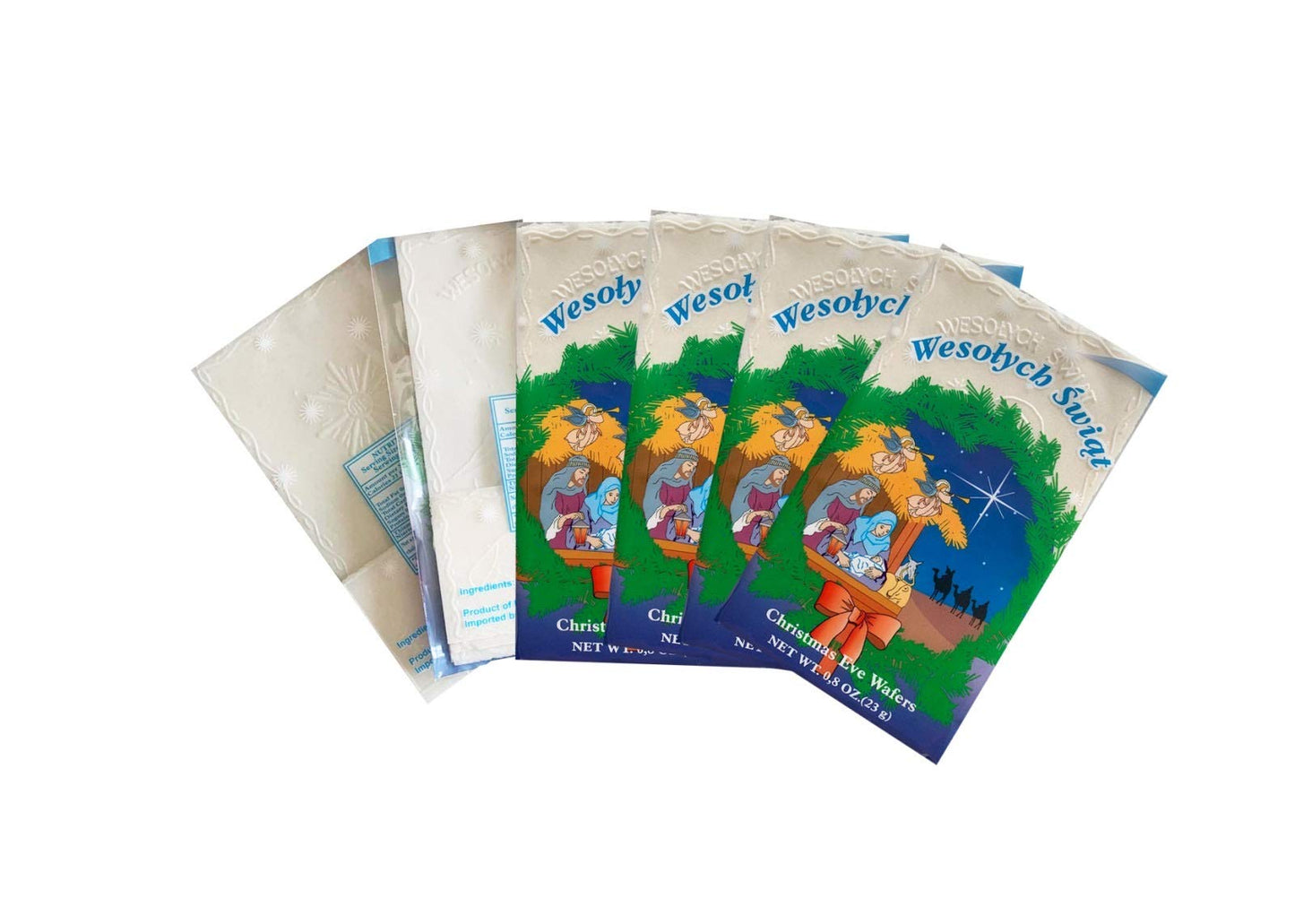 Traditional Polish Christmas Wafers Oplatki Set Of 30 (12 Large & 18 Small). Product Of Poland. By Granda.