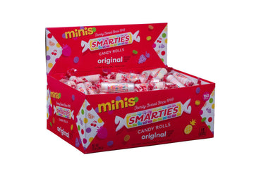Smarties Candy Rolls Original Flavor Bulk Gluten Free & Vegan Delight Classic Sweetness From Family Owned Since 1949 Peanut Free Dairy Free Perfect Halloween Treat - 28 Ounces (160 Counts)