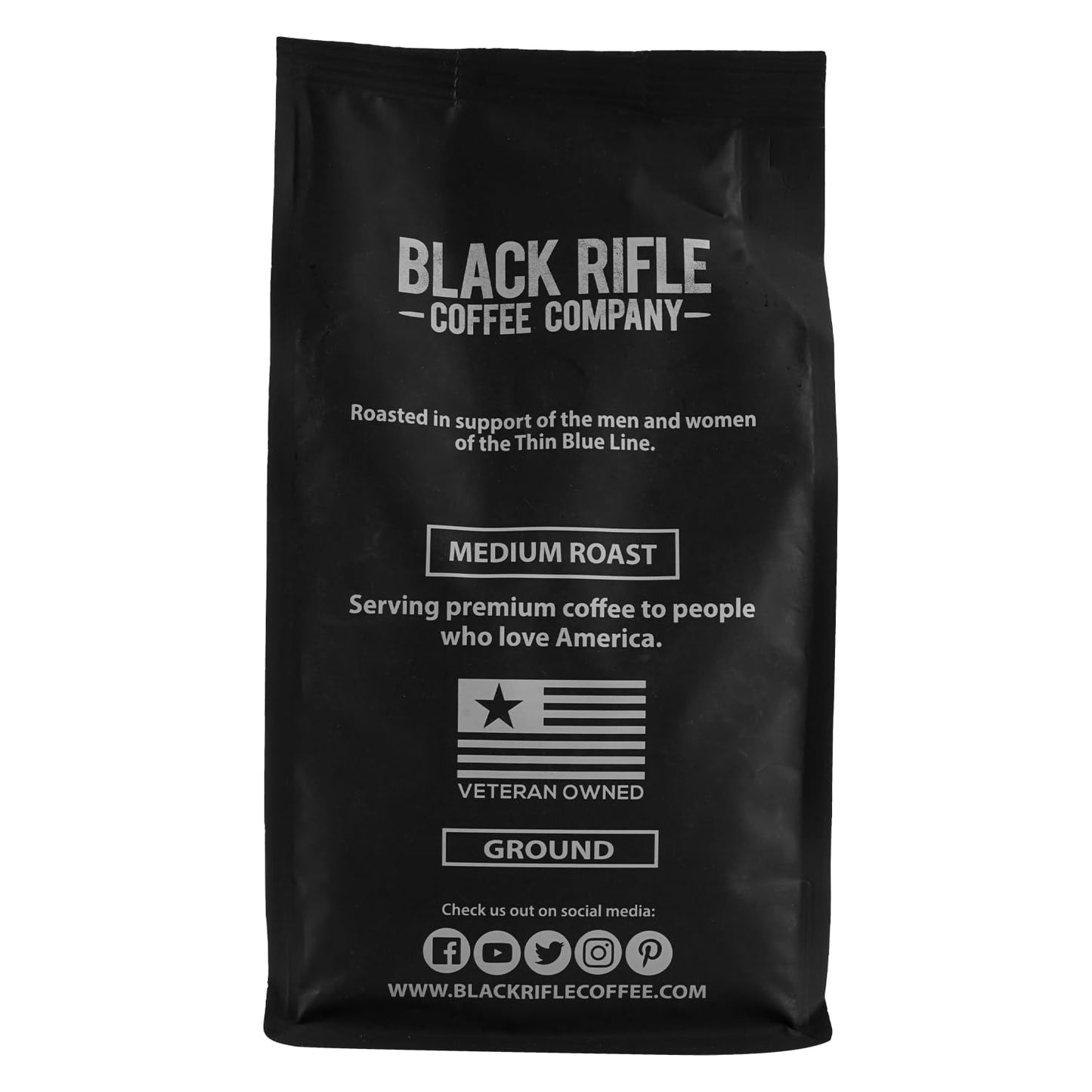 Black   Coffee Company Medium Roast Ground Coffee, 12 OZ Bag, Model 30-011-12G