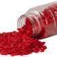 EDIBLE ACCENTS RED HEARTS- Gluten-free, Egg Free, Nuts Free, Kosher, Sprinkle Medley Mix, For Baking, Decorating, Cookies, Cupca