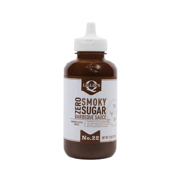 Lillies Q - Zero Sugar Smoky BBQ Sauce, Gluten-Free, Non-GMO, No Preservatives, Sugar-Free, Low Calorie, Sweet & Smoky BBQ Flav