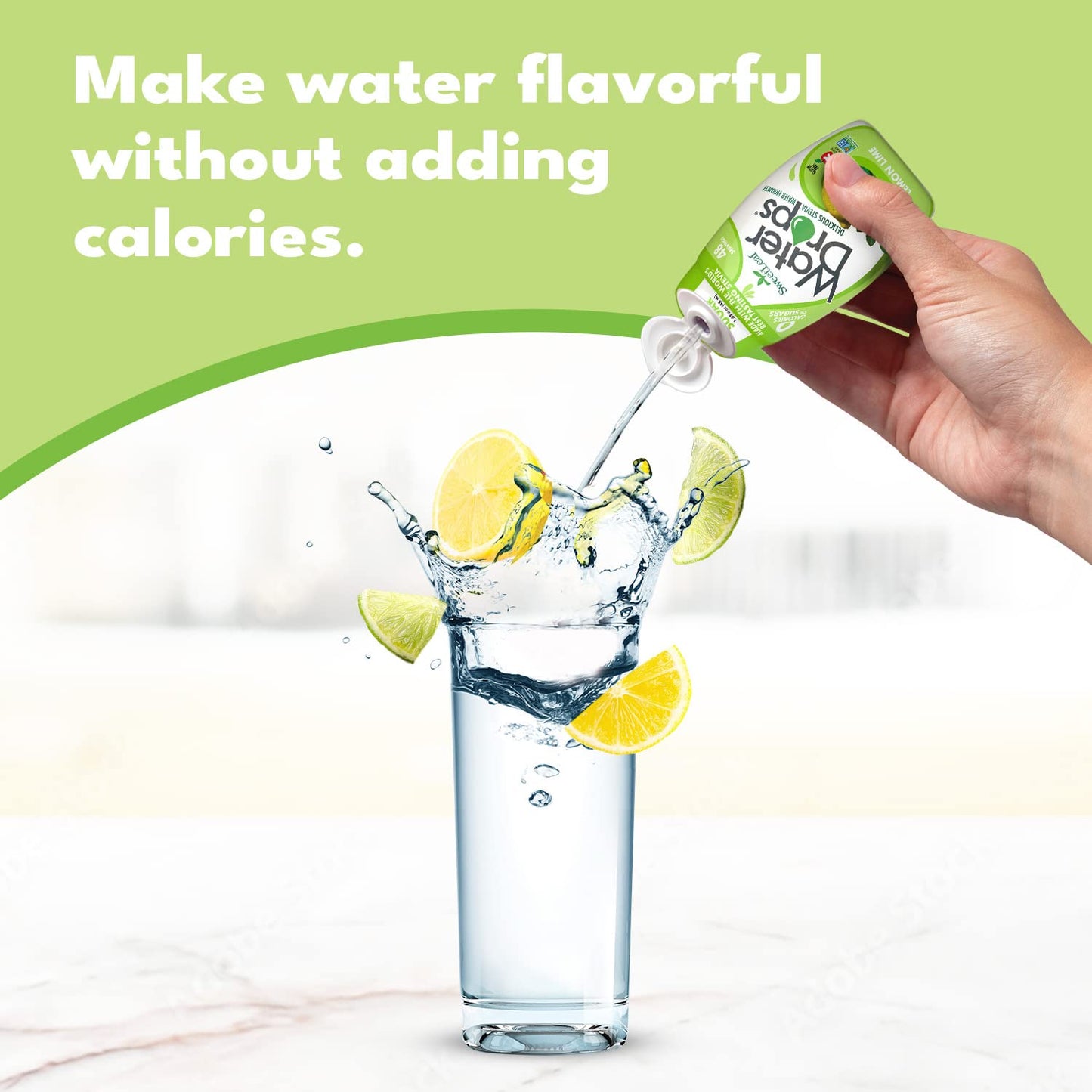 Sweetleaf Water Drops - Lemon Lime Water Enhancer, Sugar Free Sweet Leaf Stevia Water Flavoring Drops, 1.62 Oz Ea (Pack Of 2)