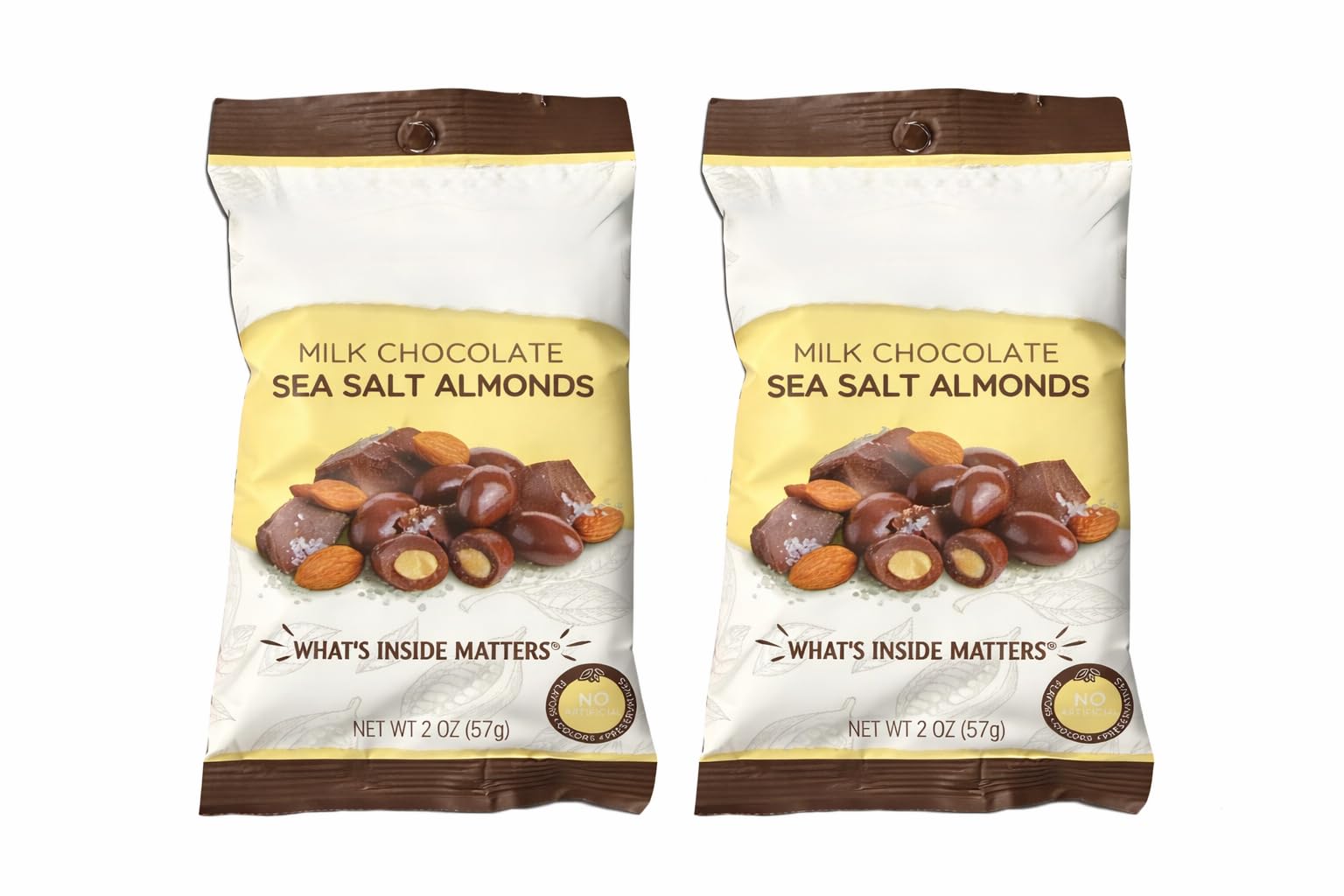Marichh - Milk Chocolate Sea Salt Almonds - 2 oz/57g - 2 PACK