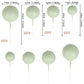 Rssta i Mini Balloons & Foam Balls Cake Toppers - 30 PCS, Blackish Green, Model XM402, DIY Inserts for Weddings & Parties