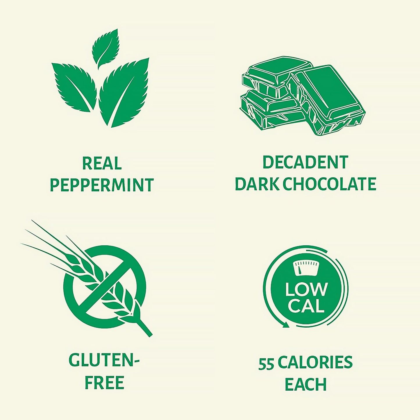 Pearson'S Mint Patties | Made With Decadent Dark Chocolate And Real Peppermint | 48 Oz Bag | Individually Wrapped
