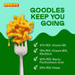 Goodles Cheddy Mac & Cheese 12 Pack, 6Oz - 14G Protein, 6G Fiber With Prebiotics, 21 Nutrients And Made W/Real Cheese! | Clean L