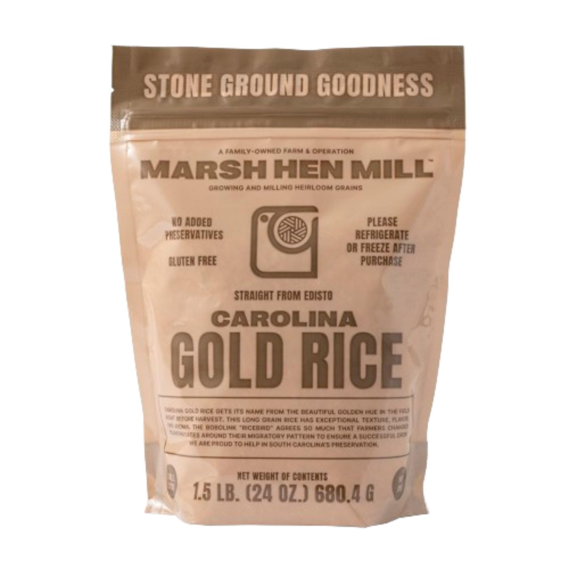 Marsh Hen Mill Carolina Gold Rice - Pure Long Grain White Rice With Exceptional Aroma Flavor & Texture Nutty Almond & Floral Not