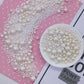 Edible White Sugar Pearls Candy Sprinkles 120G/ 4.23Ounce Baking Cake Sprinkles Cupcake and Cake Topper Cookie Decorations Weddi