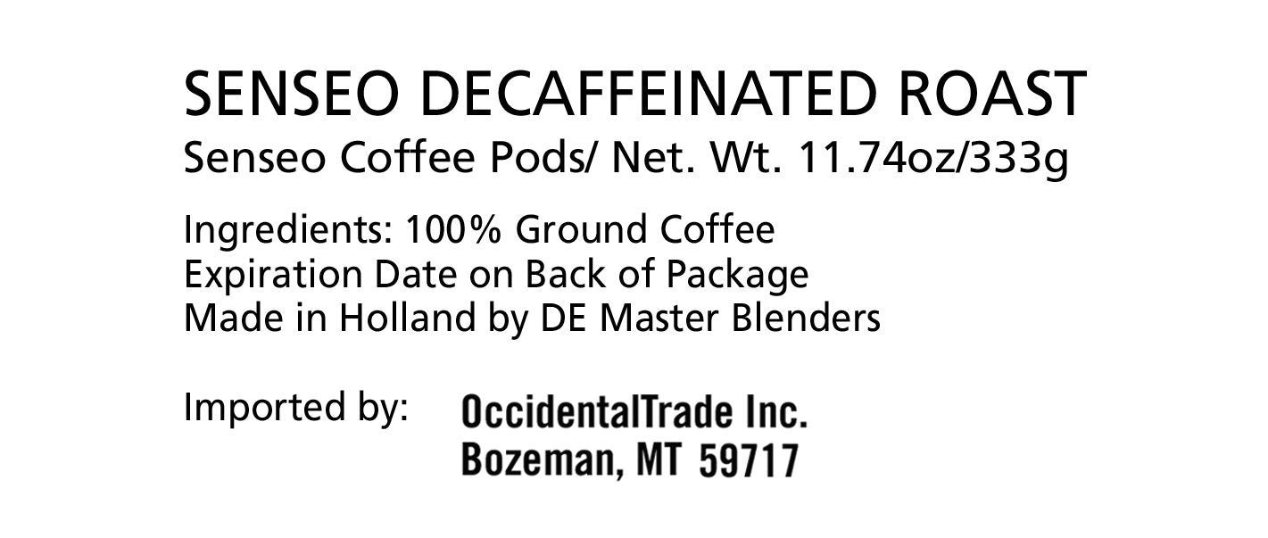 Senseo Decaf Medium Roast Coffee Pods, 96 Count (2 Packs), Compatible with Senseo & PeleCom Machines