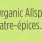 Spicely Organic Allspice Powder 0.45 Ounce Ecobox Certified Gluten-Free