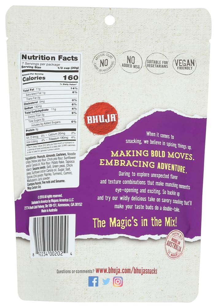 Bhuja Nut Mix - 7 Oz(Pack Of 2)