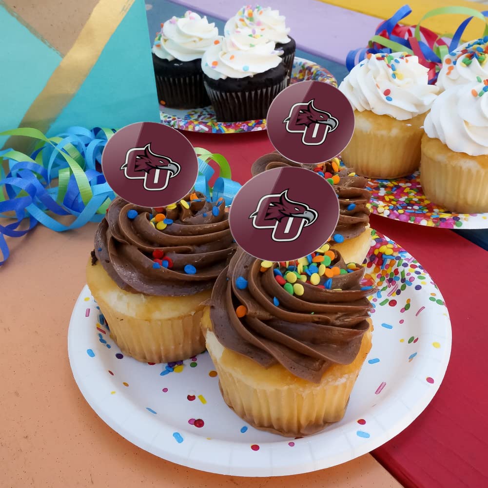 Cumberland University Primary Logo Cupcake Picks Toppers Decoration Set Of 6