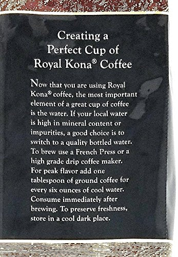 Royal Kona Coffee - Light Roast Ground Coffee, Vanilla Macadamia Flavor, 40 Ounce