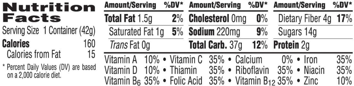 Apple Jacks Cold Breakfast Cereal Cups, 8 Vitamins and Minerals, Kids Snacks, Original (12 Cups)