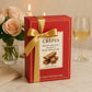 Crepes French Biscuit Gift Box Milk Chocolate Covered Crispy Crepe Cookies | Gourmet European Chocolate Biscuits Cookies In Elegant Packaging | Holiday Treat Christmas Gift
