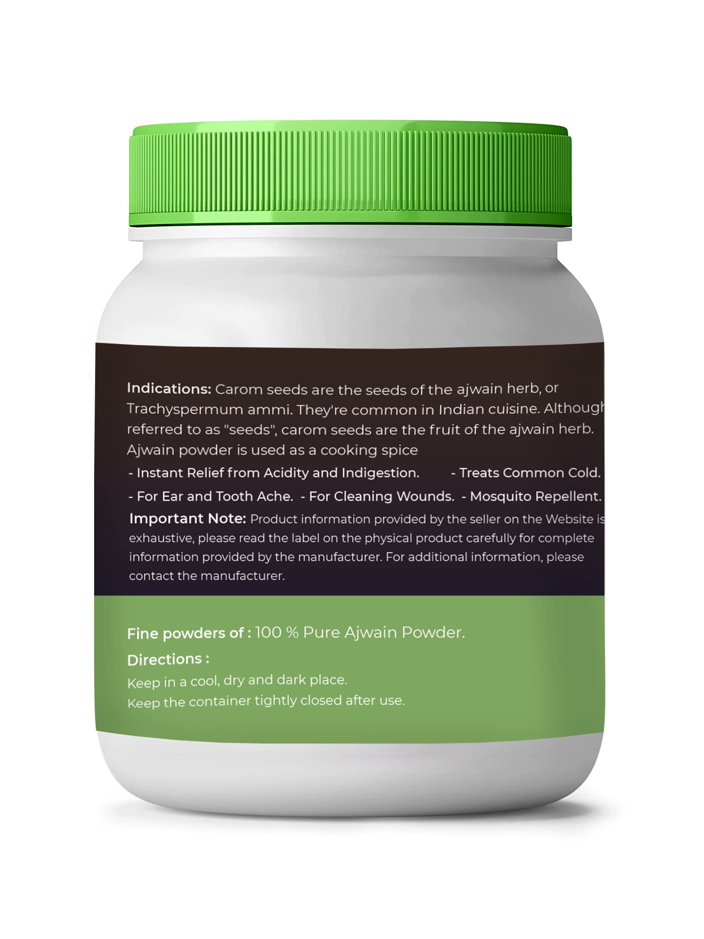 Vedcare Ajwain Powder (100% Pure & Natural), 200Gm