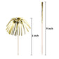 TecUnite Firework Cupcake Toppers, 100 Count, 9 Inch, Black/Gold/Silver, Graduation & Halloween Party Decorations
