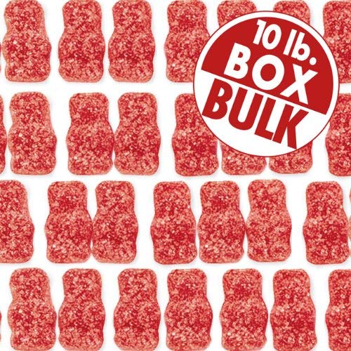 Jelly Belly Unbearably Hot Cinnamon Bears - 10 Lbs Of Loose Bulk Gummi Bears - Genuine, Official, Straight From The Source
