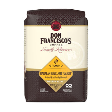 Don Francisco'S Hawaiian Hazelnut Flavored Medium Roast Ground Coffee (20 Oz Bag)