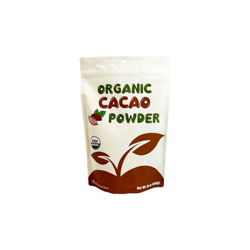 Cherie Sweet Heart Cacao Powder (16 Ounces / 1 Pound) Cocoa Chocolate Substitute, Certified Organic, Sugar-Free, Keto, Vegan & N