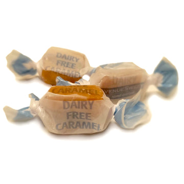 AvenueSweets Vegan Sea Salt Soft Caramels - Handcrafted Dairy Free - 2 x 5.2 oz Boxes - Individually Wrapped Treats