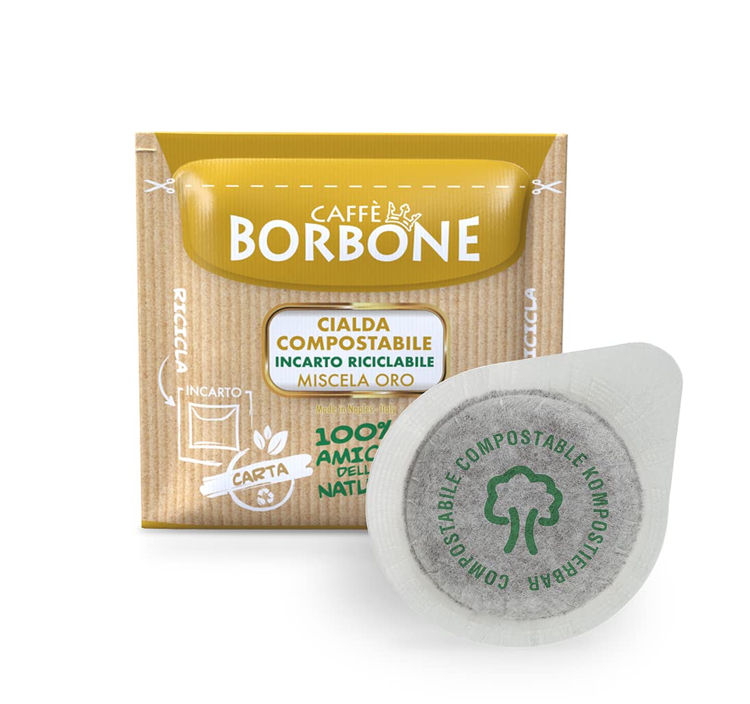 Caffè Borbone Espresso Paper Pods, Gold Blend, Medium Roast - 150 Count ESE Pods, Authentic Italian Espresso