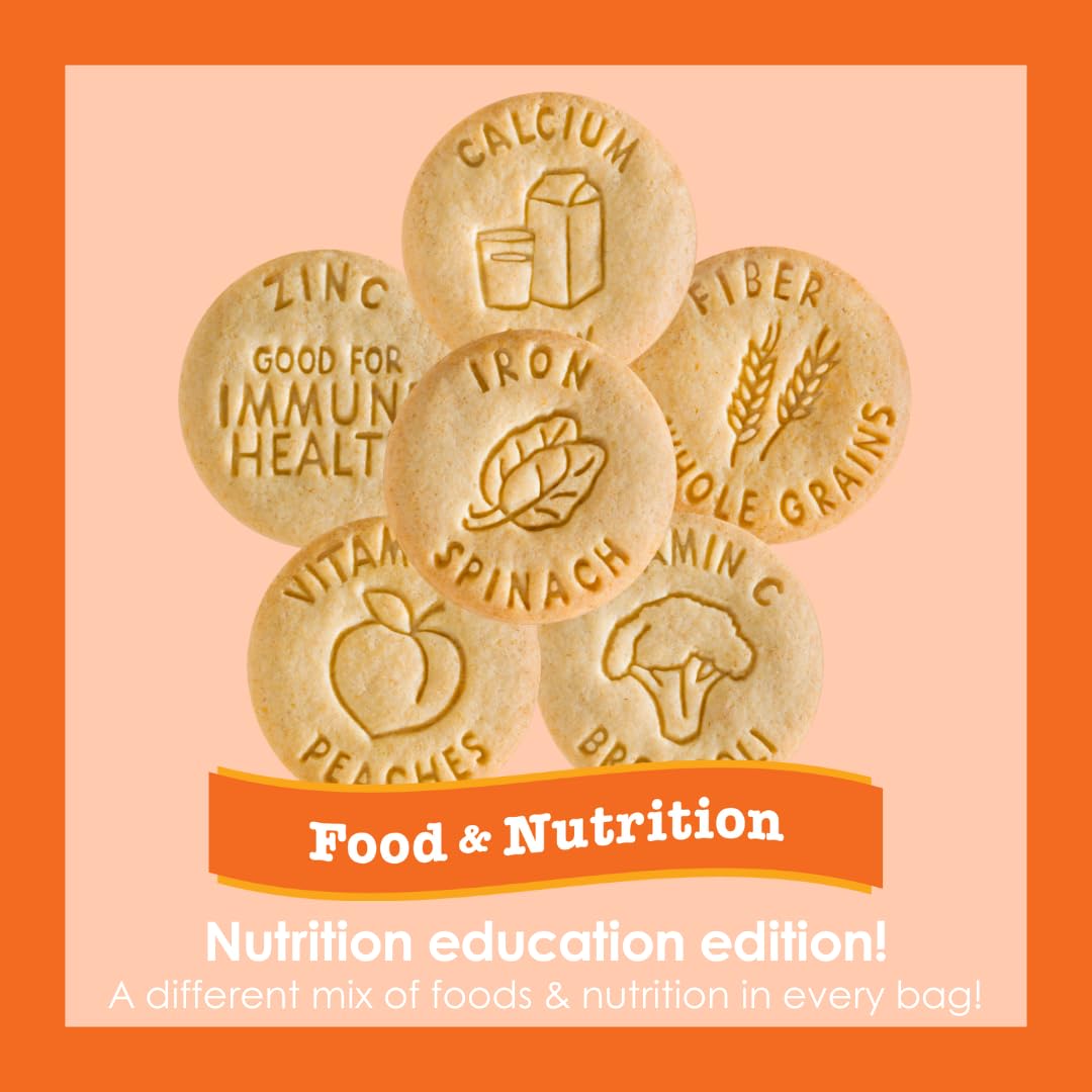 DICK & JANE EDUCATIONAL SNACKS - Nut-Free Kids Snacks, 1 Ounce (Pack of 24) - All-Natural, Food & Nutrition Edition