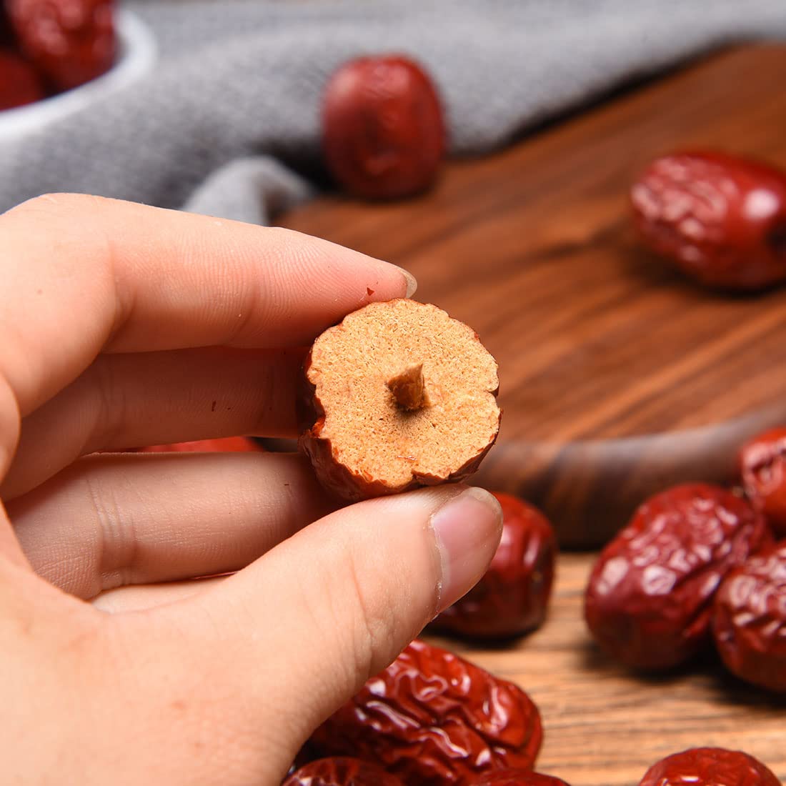 Premium Jujube Red Dates 3Lb/1359G,Selected Dried Fruit,Big & Delicious,100% Natural ??