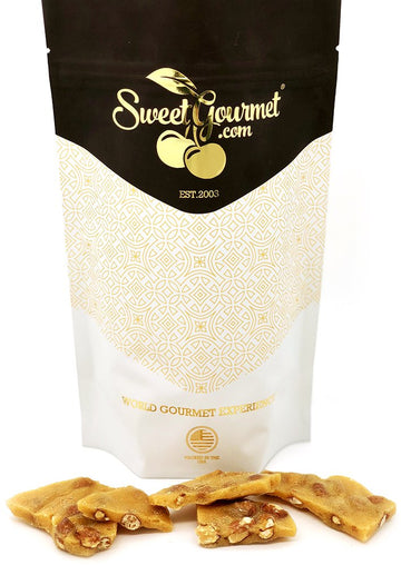 Peanut Brittle Candy | Old Fashioned - 95 Years Old Recipe | Premium Peanuts | 1 Pound