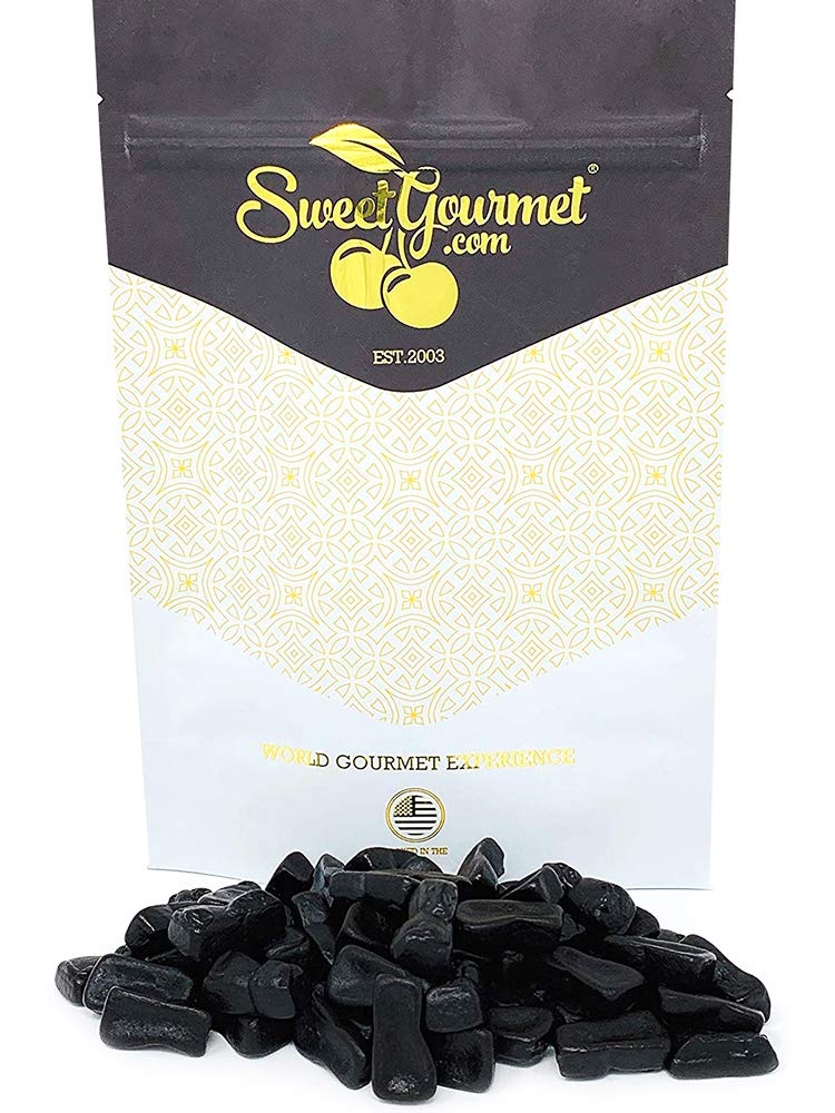 SweetGourmet Premium Dutch Licorice Cats | Sweet Black Licorice | 1 Pound