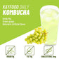 Kayfood-Kombucha-Greengrape-Garden-Daily 20 Sticks With Gift Bottle Zero Sugar, Diet, Gut Healthy Sparkling Beverage, Fermented
