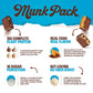 Munk Pack Keto Protein Bars, 15g Protein, 1g Sugar, 4g Net Carbs, Plant-Based, Gluten-Free, 12 Count