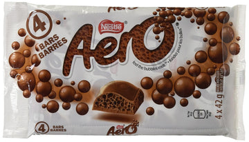 Aero Milk Chocolate, 4X42G, Multipack