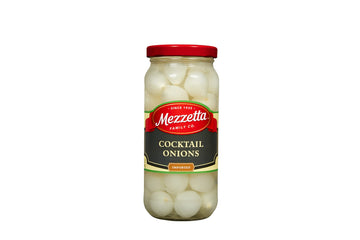 Mezzetta Cocktail Onions - Perfect Pickled Onions For Martinis & Antipasto - Tender & Flavorful - Includes Distilled Vinegar & Sea Salt - Ideal For Grilled Fish & More - 16 Oz Jar - Pack Of 6