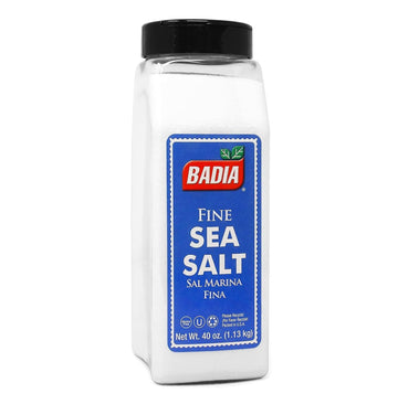 Badia Sea Salt Fine, 40 oz
