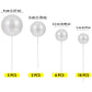 30Pcs Glitter Balls Cake Topper Foam Ball Cake Picks Mini Balloon Diy Cake Insert Topper Decoration For Baby Shower Wedding Anni
