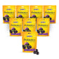 Sunsweet Pitted Prunes with Probiotics, Unsweetened, Dried, Gluten Free, Elderberry Flavor, 6oz, 8 Pack