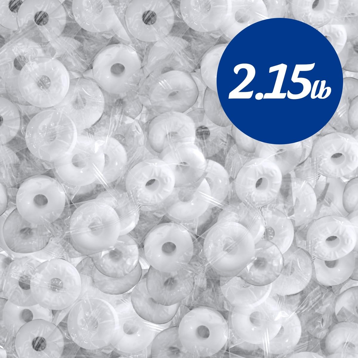Pep O Mint Hard Candy, 2Lb + 2Oz Bulk Pack Of Lifesaver Mints Individually Wrapped, Bulk Mints For Parties And Events, Ideal Pep