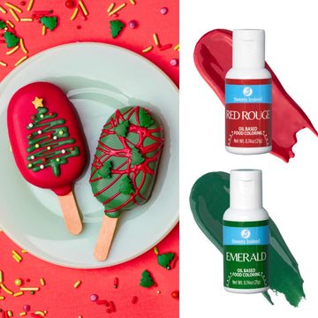 Sweets Indeed Christmas Oil Based Food Coloring, Perfect for Chocolate Easter Cake Decorating, Baking, Candy Melts, Frosting, Ed