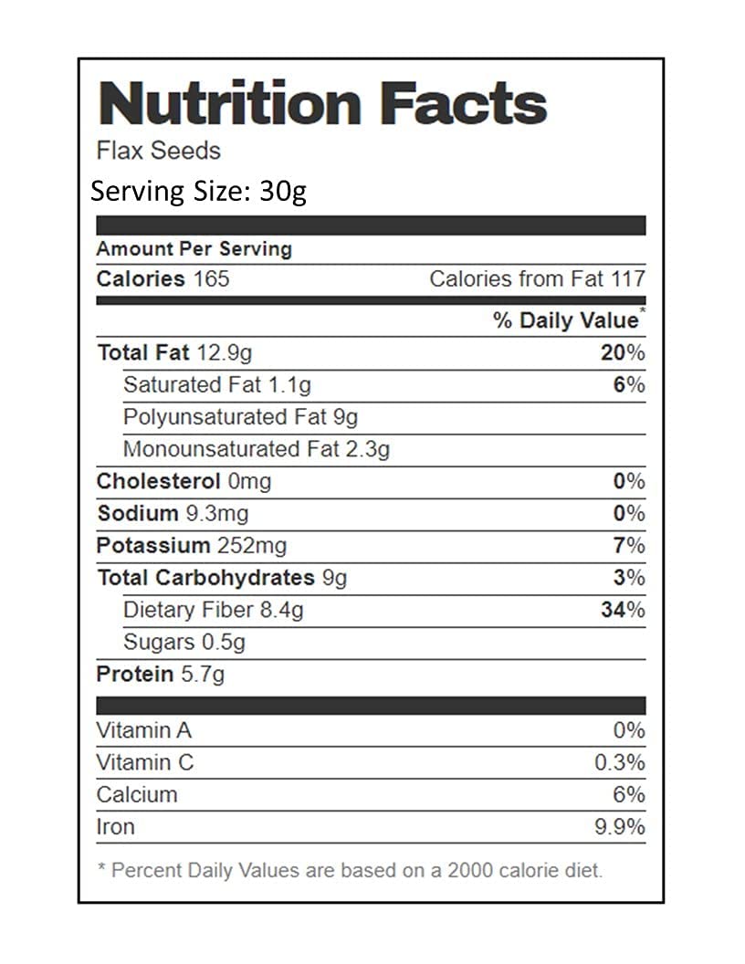 Aiva Flax Seeds 10 Lb – Whole Raw Flaxseed For Baking, Smoothies, And Snacks, Bulk Packaging