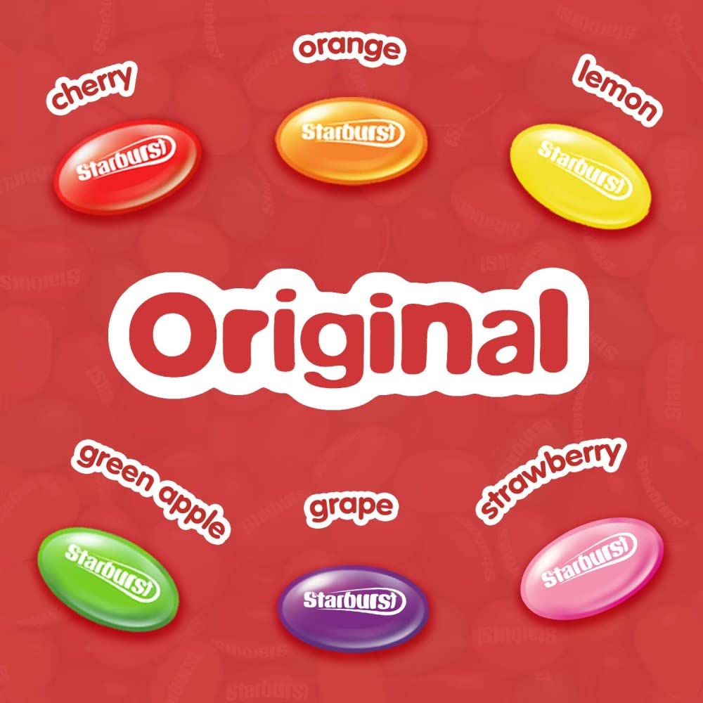 STARBURST Original Jelly Beans Chewy Candy, 14 oz Bag (Pack of 3)