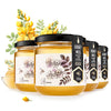 Honigma Raw Honey | Exquisite Taste | 100% Pure | Unpasteurized | Unfiltered | Partially Crystallized | (8.8 Fl Oz (Pack Of 4),